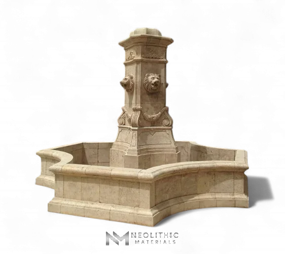 Reclaimed Limestone Fountain - Image 1